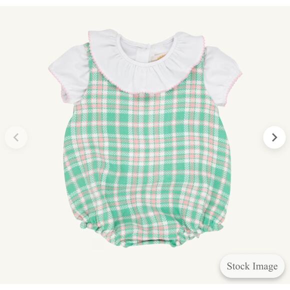 The Beaufort Bonnet Company Brooksy Bubble Set Putney Plaid 6-12 Months NWT - Picture 9 of 9